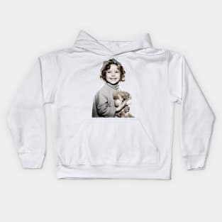 Shirley Temple Vintage Hollywood Kids Hoodie